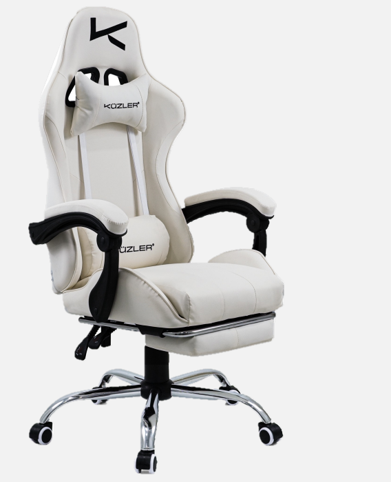 Silla Gamer All White Kuzler