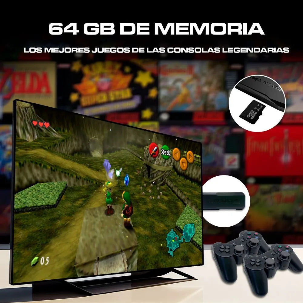 GAME STICK 35MIL JUEGOS - 64GB