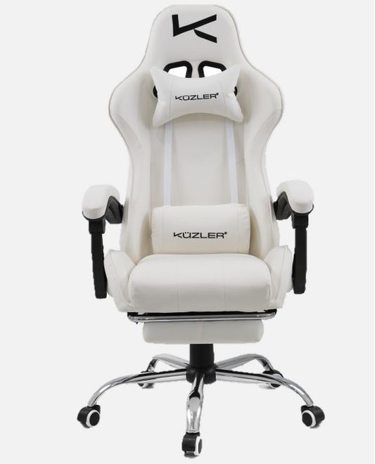Silla Gamer All White Kuzler