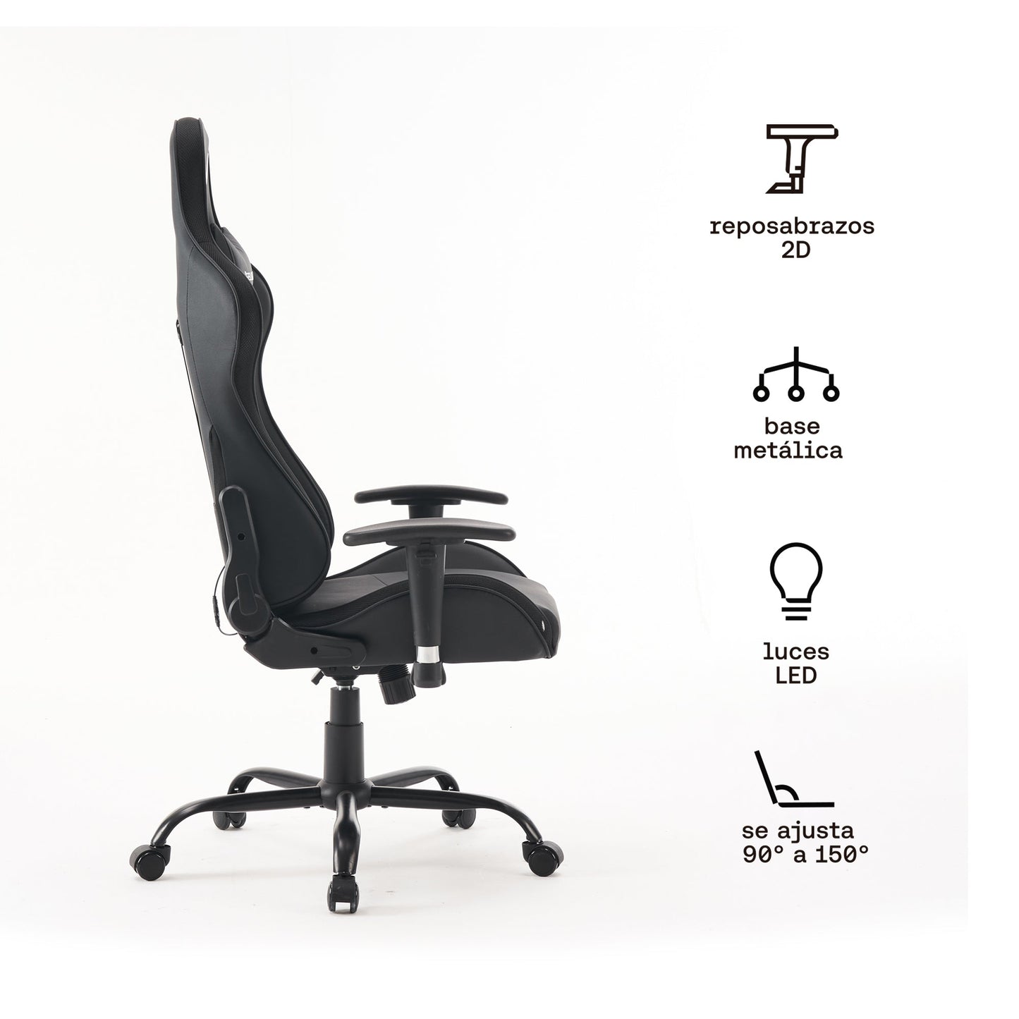 Silla Gamer Led